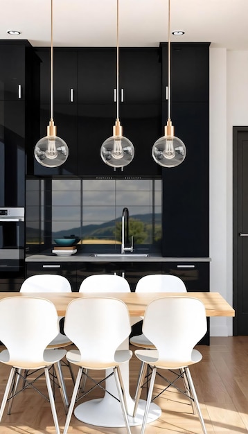 Lampa wisząca do kuchni w stylu nowoczesnym i klasycznym