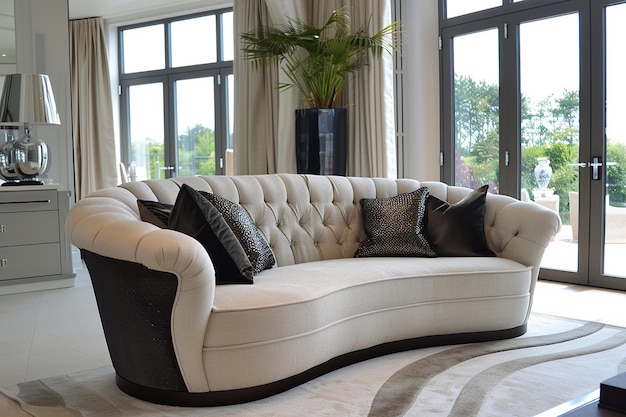 Sofa rozkładana dwuosobowa z wygodą i stylem